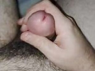 Handjob solo bite