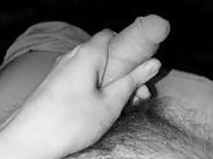 masturbation, amateur, énorme-bite, black, blanc, bite