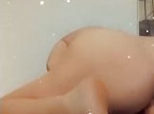 cul, énorme, chatte-pussy, amateur, milf, jouet, point-de-vue, serrée, gode, solo