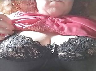 gros-nichons, masturbation, mamelons, amateur, mature, naturel, solo, réalité