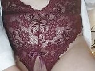 masturbation, orgasme, giclée, amateur, jouet, lingerie, gode, solo