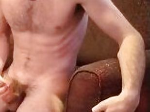 poilue, masturbation, orgasme, ejaculation, musclé