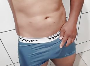 masturbación, al-aire-libre, público, amateur, gay, latino, paja, brasil, sucio, baño