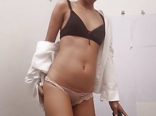 amateur, indien, mignonne, solo