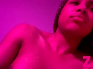 transsexuelle, amateur, fellation, ejaculation-sur-le-corps, ébène, black