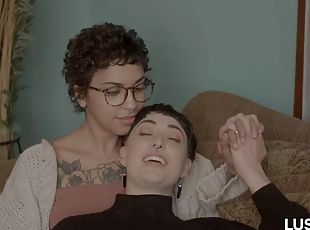Lucky guy has sex with a hot lesbian couple - Watch Someone Like You on Erika Lust