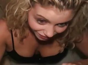 blowjob, cumshot, pov, cfnm, facial, blond, vakker