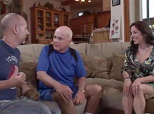 Skinny Wife Kara Peters Sucks and Fucks in Front of Cuck Hubby
