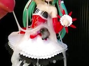 Miku Hatsune 09 figure bukkakefakeCum