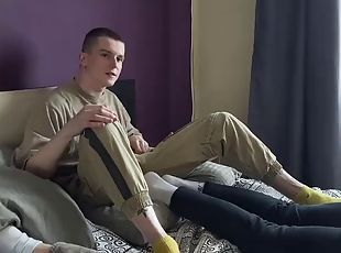 Stepdad and Stepson Fucked Young Friends in Tight Asses