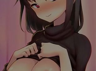 gros-nichons, masturbation, amateur, japonais, ejaculation-interne, anime, hentai