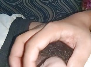 gros-nichons, masturbation, amateur, ejaculation-sur-le-corps, ados, rousse, point-de-vue, sperme, seins, taquinerie