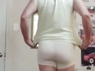 amateur, gay, pies, desnudándose, medias, lencería, a-solas, musculada, piernas, calientapollas