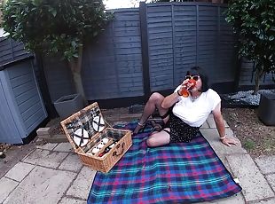 Picnic in the garden and Wet T-shirt