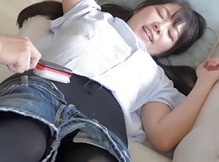 masturbation, collants, amateur, japonais