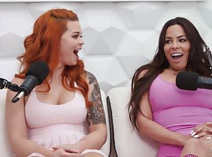 The Brazzers Podcast Interracial Threesome Episode with Latina Luna Star, BBC Ricky Johnson and Redhead Sinatra Monroe