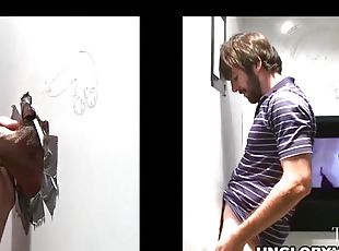 Baited straight cocksucked in gloryhole
