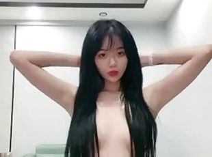 asiático, masturbação, amador, babes, adolescente, japonesa, divertida, sozinho, morena, provocando