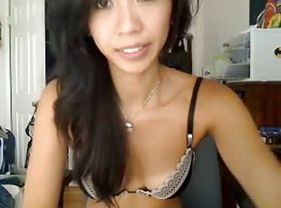 asiatique, pisser, giclée, amateur, webcam