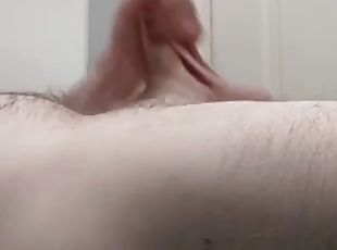 Stroking my penis until I cum