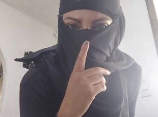 Arab MILF Masturbates Squirting Pussy To Rough Orgasm On Webcam While Wearing Niqab Porn Hijab XXX