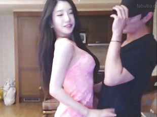 asia, amatir, blowjob-seks-dengan-mengisap-penis, webcam, korea