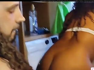 Husband Asks His African Wife to Fuck His Best Friend and Record to See How She Works on Lucky Guys Big Cock While Hes at Work