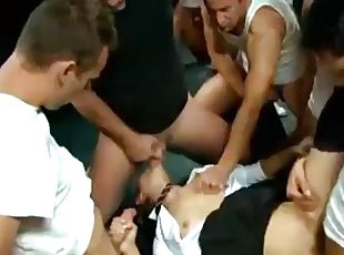 Amber Rayne Gangbanged by Faptory Workers