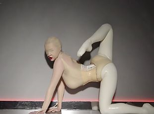 blonde, kinky, solo, flexible