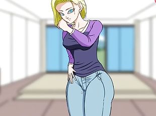 Android 18 Gets Fucked Hard Cachipun with Waifu