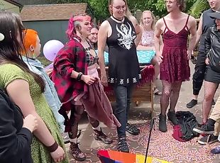 Gender Repeal Party - Hardcore Orgy Fucking to Celebrate Free Gender Expression - Cliff Media