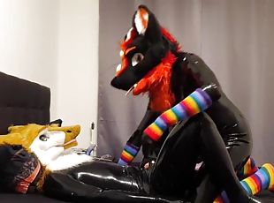 dilettant, anal-sex, schwer, homosexuell, wichsen, latex, hotel