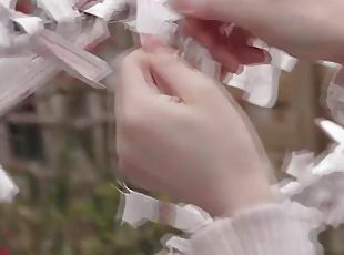 First Neopey shoot! ! Cinema style! A slender, desperate girlfriend has become emotionally unstable after caring for her parents... Taking advantag...