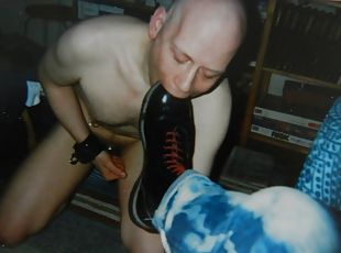 gay, bdsm, esclave, ejaculation, bottes