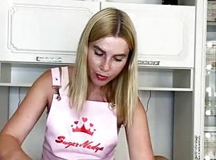 rosyjskie, doktor, mamuśki, blondynka, kamerka-internetowa, lateks, gigantyczne, kutas
