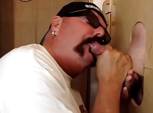 amateur, gay, gloryhole, afeitada, chupando