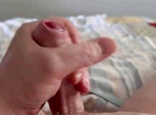 masturbation, amateur, ejaculation-sur-le-corps, gay, joufflue, point-de-vue, britannique, solo