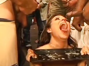 Facial while sucking another cock compilation 2