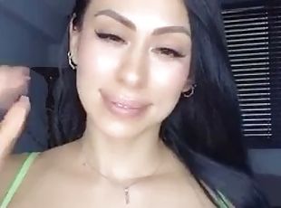 Latina masturbating her pubes