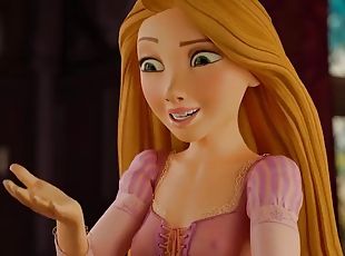 Rapunzel Gives Blowjob and Gets Fucked! Extended Version