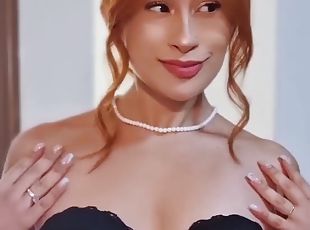 latina, roscata, lenjerie, camera-web, solo, superba, erotic, atata