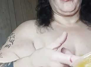 gordo, masturbação, brinquedo, hardcore, bbw, dedos, puta, dildo, fetiche