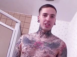 imbaiere, masturbare-masturbation, amatori, gay, masturbare, excitat, dus