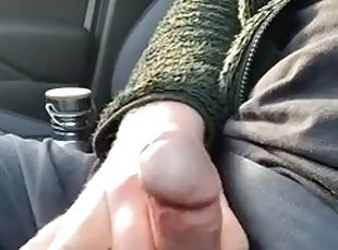 masturbation, en-plein-air, public, amateur, ejaculation-sur-le-corps, gay, voiture, jeune-18, solo, bisexuels