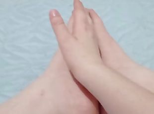 I masturbated with my feet on my stepfathers bed!