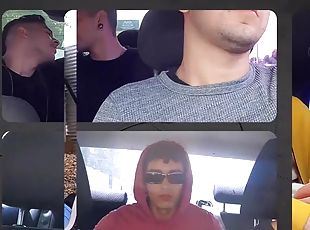 First Date Turns Into Hot Threesome For Luca Libra  Dimitri Star And Their Taxi Driver - SayUncle