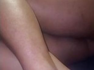 cul, gros-nichons, masturbation, orgasme, amateur, ébène, jouet, belle-femme-ronde, horny, solo