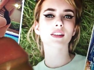 Emma Roberts porn worship celeb cum tribute