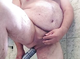 Bathtime fun with my fat ass and tight asshole