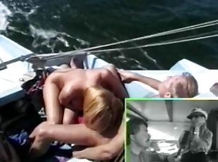 groß-titten, doggy, im-freien, anal-sex, blasen, beule-schuss, schwer, paar, blöde-pibnelke, blondine